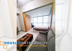 fully furnished 1br unit for lease in one uptown residences