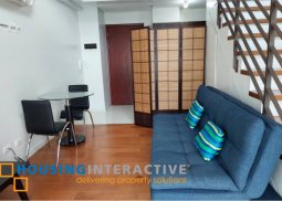 fully furnished 1 bedroom loft unit for sale/rent in the eton residences