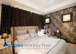 fully furnished 3-bedroom unit with balcony for rent in tuscany private estates