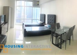 fully furnished studio unit for lease in stratosphere