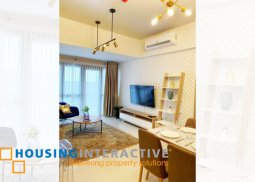 fully furnished spacious 1br with maids room in salcedo sky suites
