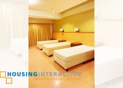 a fully furnished studio unit for lease in malayan plaza pasig