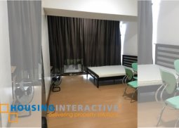 a fully furnished studio type for lease in malayan plaza pasig