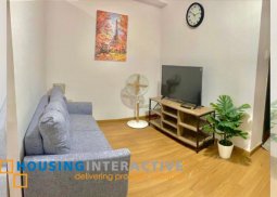 a fully furnished 1 bedroom unit for rent in the rise by shangri-la