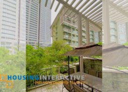 a fully furnished 1-bedroom loft type unit for sale in two serendra