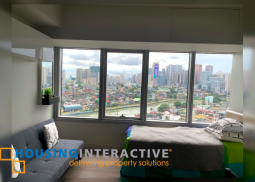 fully furnished studio unit for lease in proscenium at rockwell