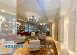 a fully furnished brand new condo 3br unit for sale in proscenium at rockwell