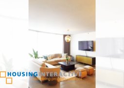 fully furnished 3-bedroom unit for rent in proscenium at rockwell