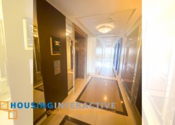 fully furnished 1 bedroom unit for sale/lease in the st. francis shangri-la place