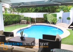 fully furnished 4-bedroom, 2-storey modern house in ayala alabang village facing south east