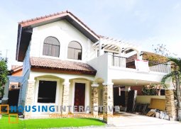 fully furnished 2-storey 4-bedroom luxury modern design house in ponticelli hills daang hari
