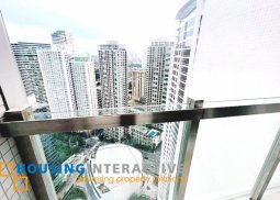 timeless 1-bedroom unit with balcony for rent in proscenium at rockwell
