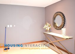 fully furnished 3br unit for lease in two roxas triangle