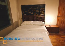 fully furnished 1br unit at one legaspi park