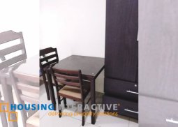 semi-furnished studio unit for rent in breeze residences