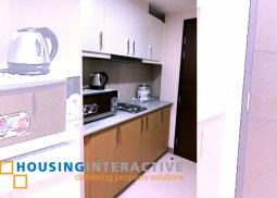 fully furnished 1br unit for lease in uptown parksuites