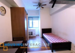 fully furnished studio unit for lease in eton tower