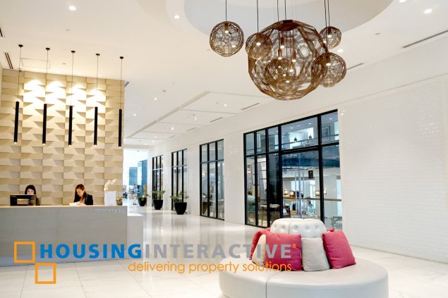 fully furnished studio unit for lease in eton tower