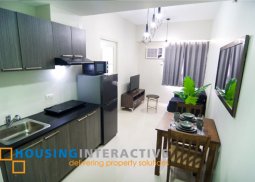 fully furnished 1br unit for lease in vista shaw