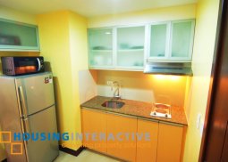 fully furnished studio unit for lease in two central