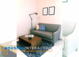 fully furnished 1-bedroom unit for rent in one uptown residences