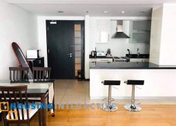 for lease fully furnished 1br unit with balcony in one serendra