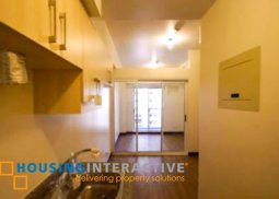 semi furnished studio unit for lease in lumiere residences
