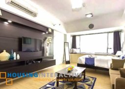 fully furnished studio unit for lease in one shangri-la place