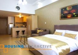 fully furnished studio unit for lease in shang salcedo place