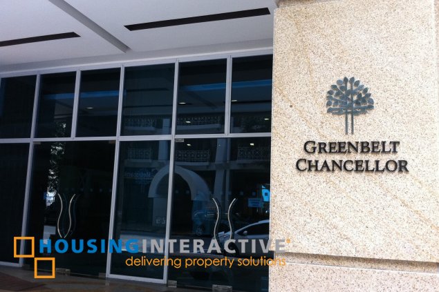 2br for rent in greenbelt chancellor, makati