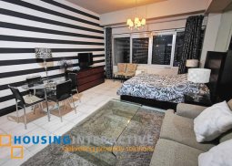 fully furnished studio unit for lease in fairways tower