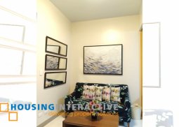 fully furnished 1br unit for sale in one uptown residences