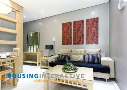 fully furnished 1br unit for lease at the luxe residences