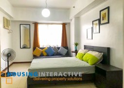 fully furnished studio type unit for lease in columns legazpi village makati