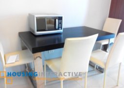 a 1 bedroom studio type fully furnished in makati!