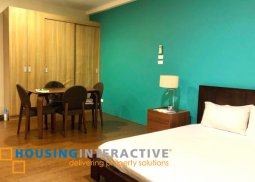 fully furnished studio unit for sale in f1 hotel manila