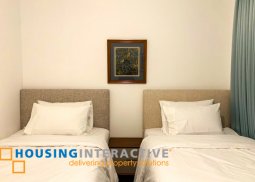 fully furnished 2-bedroom unit for rent in the suites