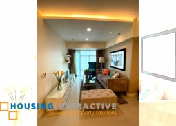 fully furnished 3-bedroom unit with balcony & parking for rent in two serendra