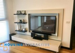fully furnished 1-bedroom unit with balcony for sale/rent in one serendra