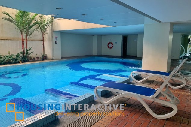 fully furnished studio unit with balcony for rent in greenbelt excelsior