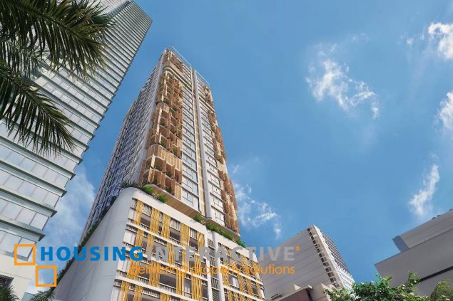 fully furnished studio unit with balcony for rent in greenbelt excelsior