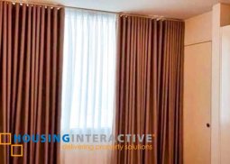 fully furnished studio unit with parking for sale in park terraces
