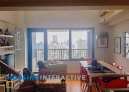 nice 1br loft type condo unit for rent/sale at the west one rockwell makati