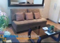 fully furnished studio unit for rent at the gramercy residences
