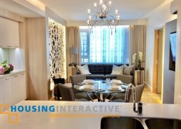 for lease | sale : interior-designed 2 bedroom corner unit with balcony - park terraces tower 1, makati