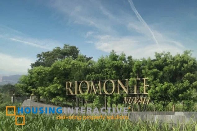 airy residential lot for sale in riomonte, nuvali