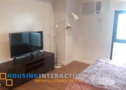 for rent fully furnished studio unit at vertis high park