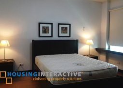 fully furnished 1br condo unit for rent at the residences at greenbelt