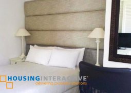 fully furnished studio unit for rent at vivere hotel & resort