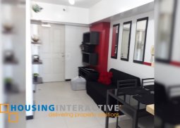fully furnished studio unit for rent in the columns legazpi
